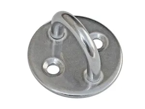6x40mm Round Plate with 17mm Eye