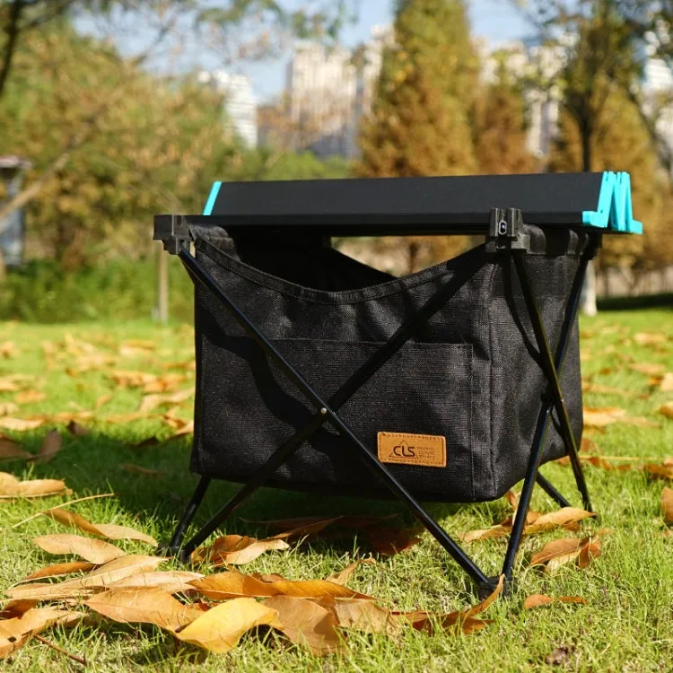 CLS Outdoor Folding Picnic Table Storage Hanging Bag Portable Invisible Pocket Storage Hanging Pocket,Style: Large Pocket