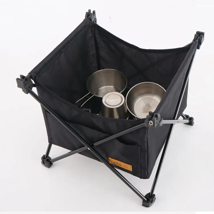 CLS Outdoor Folding Picnic Table Storage Hanging Bag Portable Invisible Pocket Storage Hanging Pocket,Style: Table Medium   Large Pocket