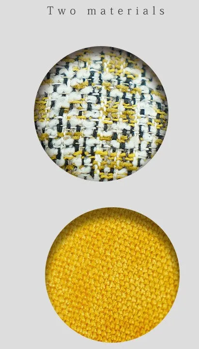 Contemporary Modern Sofa Pillows, Large Yellow Decorative Throw Pillows, Large Square Modern Throw Pillows for Couch, Simple Throw Pillow for Interior Design