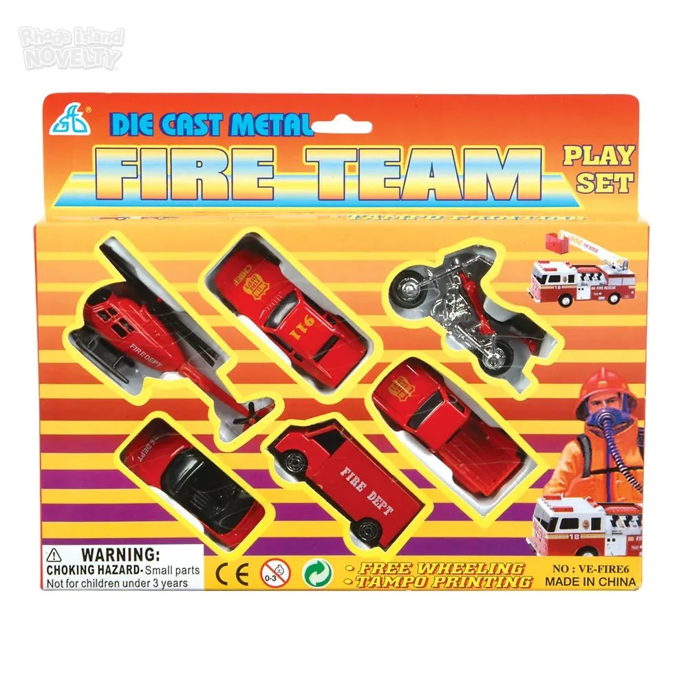 Die-Cast Fire Team (6pcs)
