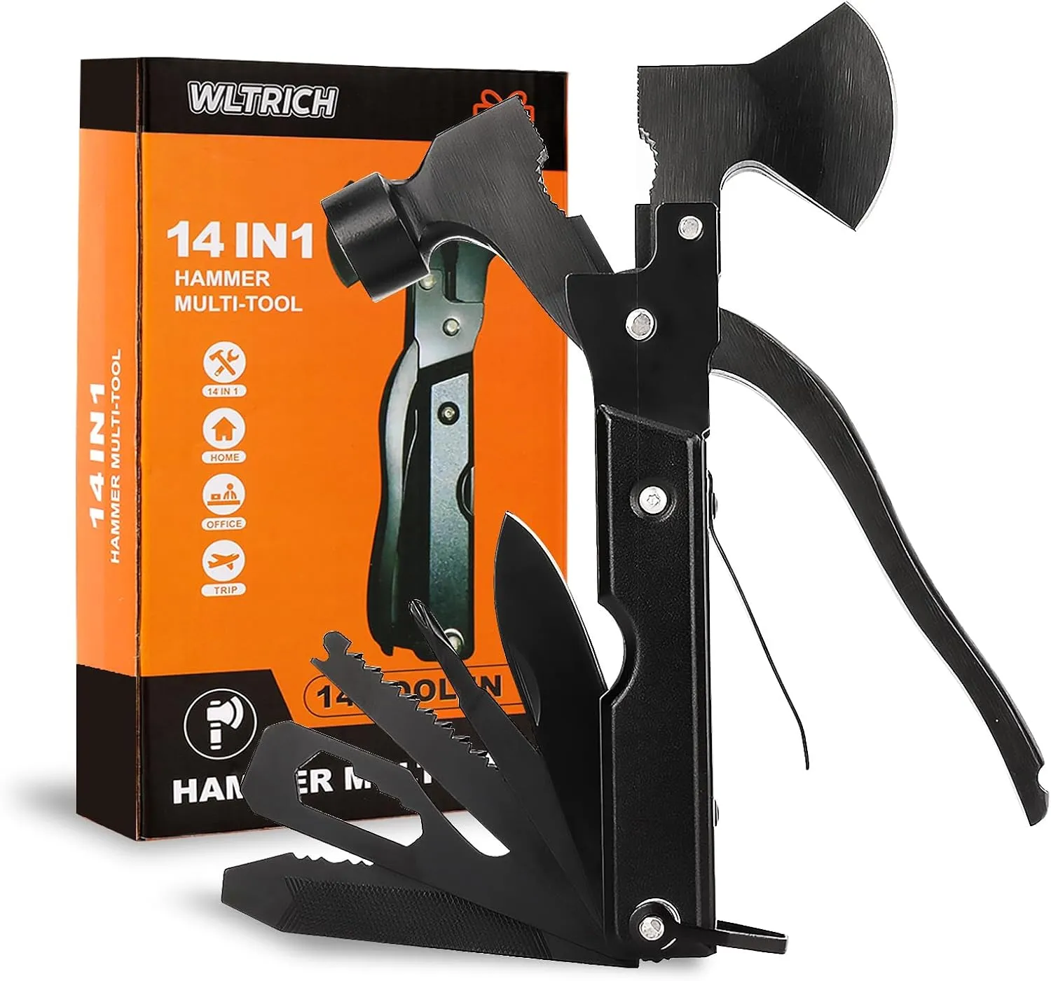 Fathers Day Dad Gifts from Daughter Wife, Gifts for Dad, Dads Gift for Fathers Day,14 in 1 Hammer Multitool with Axe, Mens Gifts for Dad from Daughter, Christmas Gifts for Men
