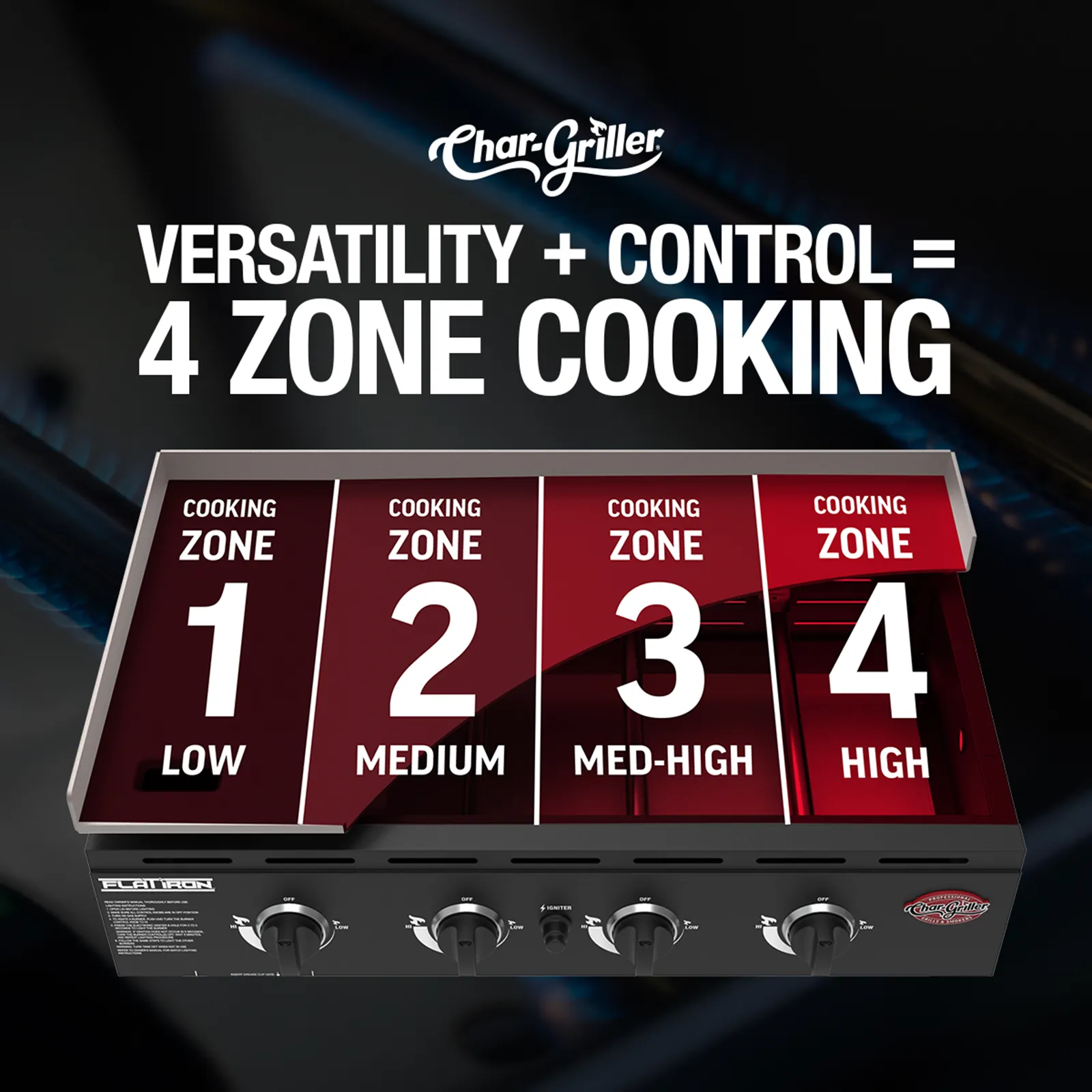 Flat Iron® Premium Gas Griddle