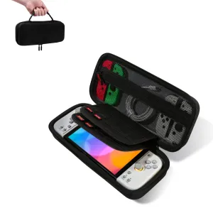 Hard Shell Travel Case Compatible with HORI Split Pad Compact - Carrying Case for Oversized Grip/Controllers   Nintendo Switch/Oled Console [Portable] [Lightweight] [Full Protection]
