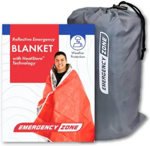 Heatstore Emergency Blankets for Survival | Lightweight, Durable, and Weather-Resistant Survival Blanket | Protects from Elements and Retains Heat