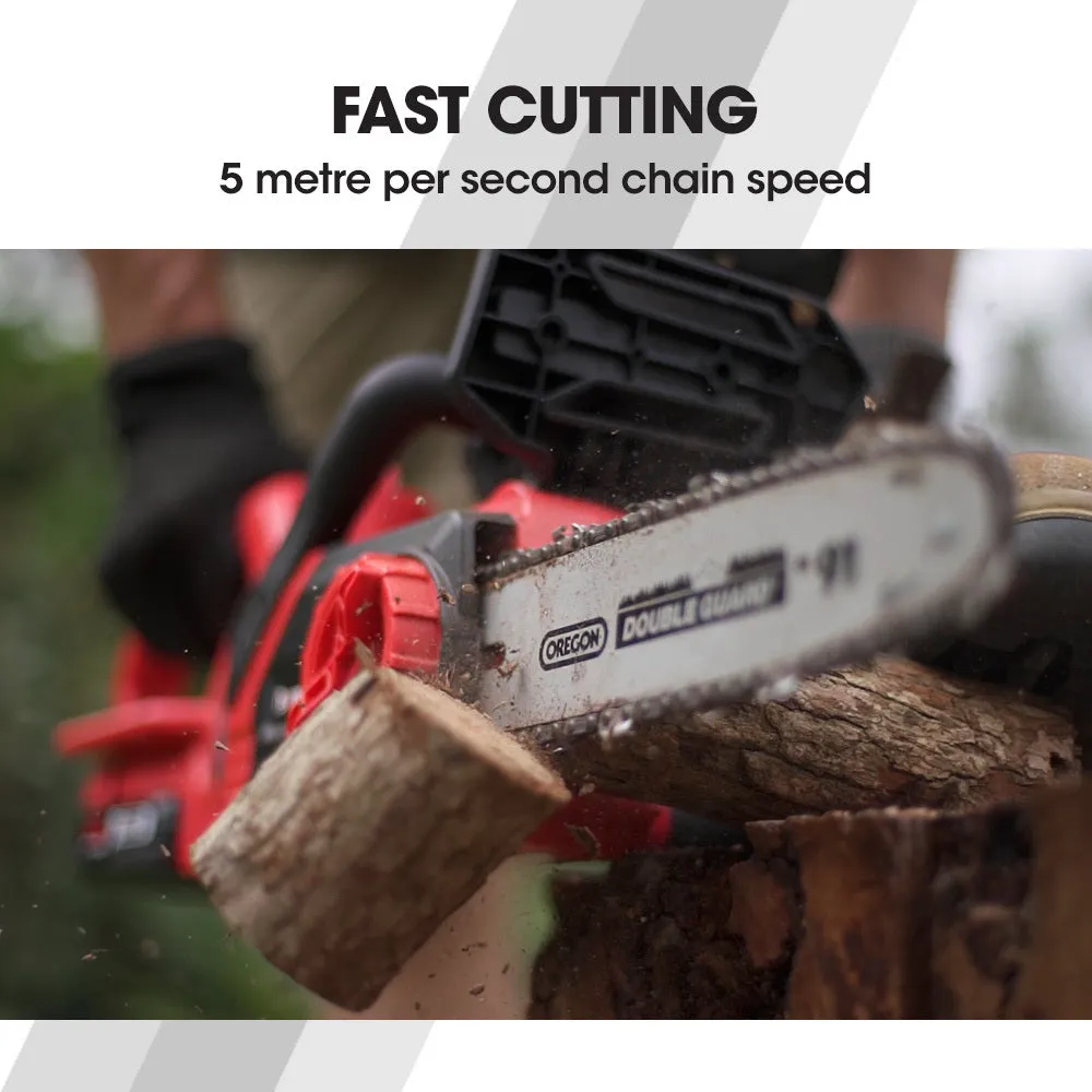 Lightweight 20V Cordless Chainsaw 12" OREGON® Bar Baumr-AG