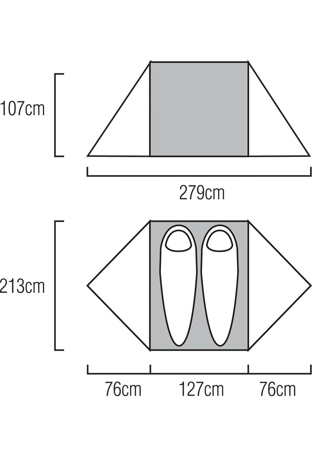 MSR Access 2 Tent - Green