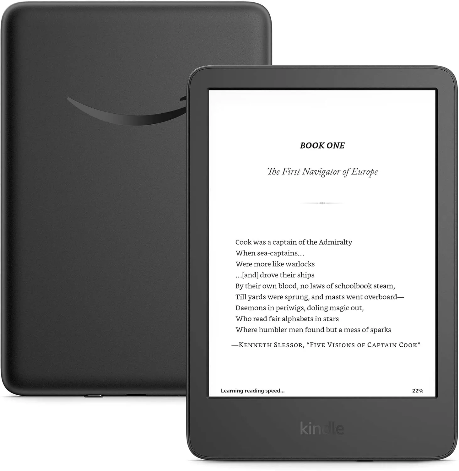 New Amazon Kindle (16 GB) - Lightest and most compact Kindle, with glare-free display, faster page turns, adjustable front light, and long battery life - Black   3 Months of Kindle Unlimited (with auto-renewal)
