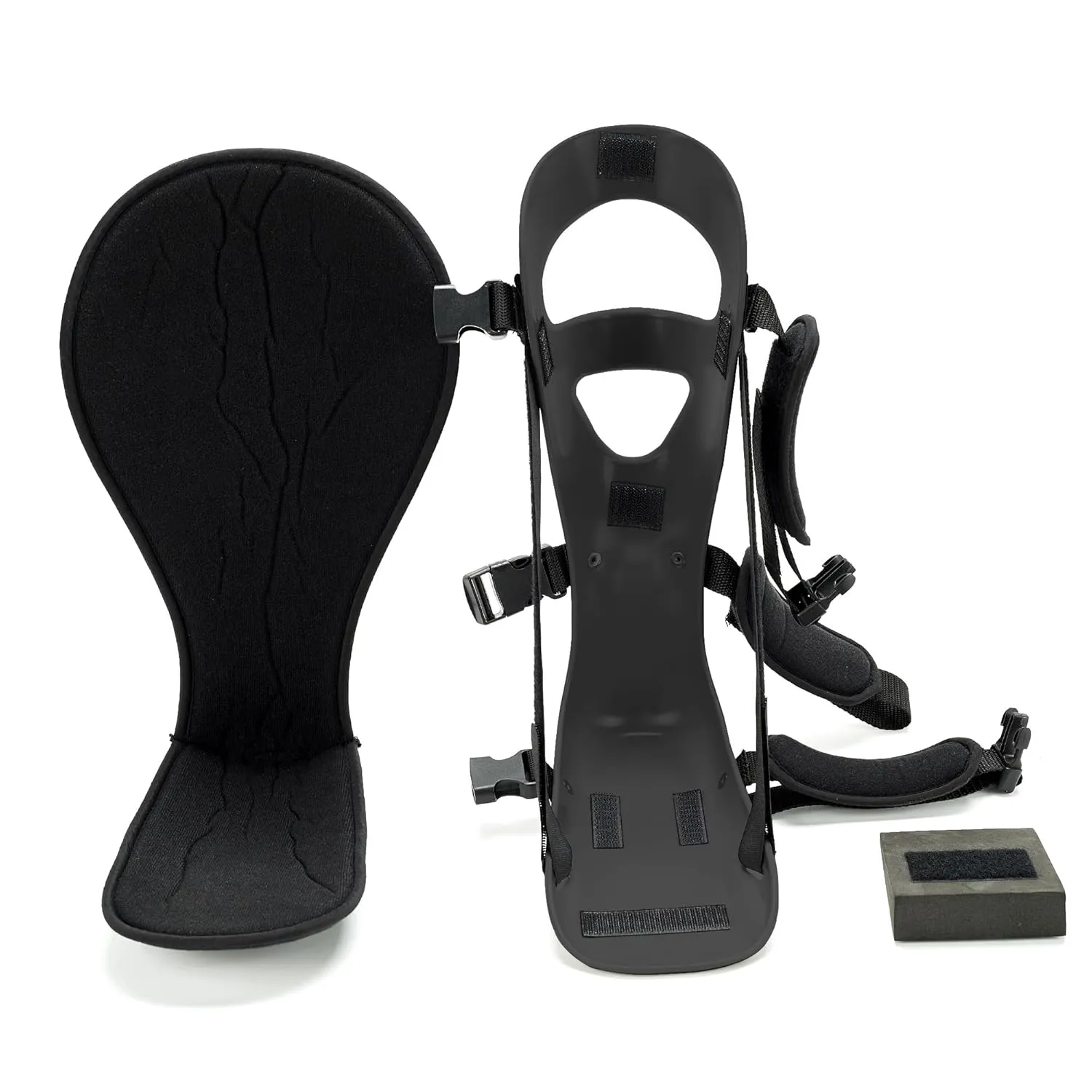 Plantar Fasciitis Night Splint, Adjustable Foot Brace for Pain Relief, Achilles Tendonitis Night Splint(Black Shell and Black lining L)