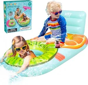 Pool Float for Kids, Inflatable Pool Floatie Toy for Toddlers, Swimming Pool Toys, Beach Party Raft, Summer Fun Ride-On Floaties, Water Battle Games for Boys Girls, Family Outdoor Party for Boys Girls