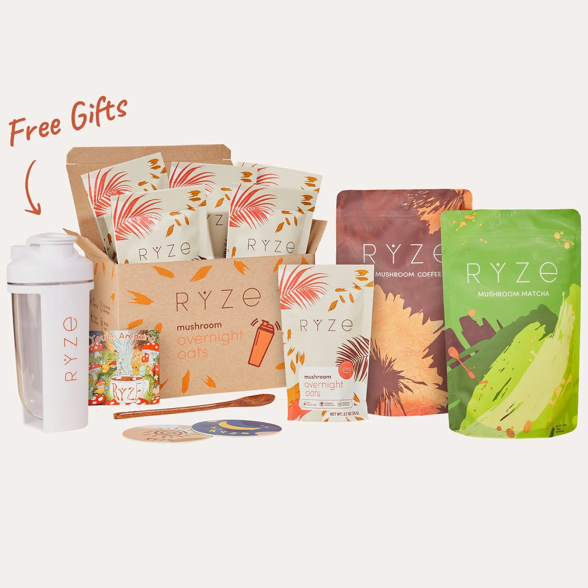 RYZE Ultimate Morning Ritual (Overnight Oats   Coffee   Matcha)