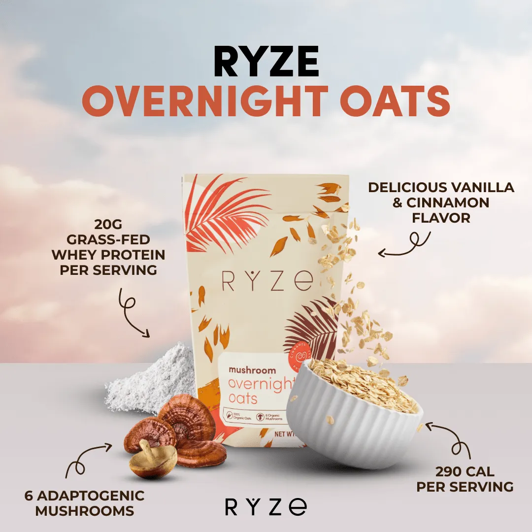 RYZE Ultimate Morning Ritual (Overnight Oats   Coffee   Matcha)