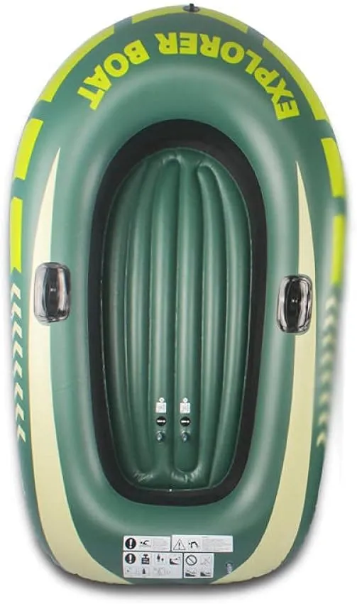 TEmkin 2-3 Person Inflatable Boat,Heavy Duty Inflatable Kayak Fishing Boat Inflatable Boat, PVC Kayak, Thickened Drifting Boat (for 2 People A)
